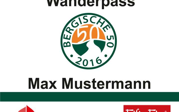 Wanderpassausgabe | Bergische 50 · Das Sport-Event im Bergischen Land Wanderpassausgabe () | Bergische 50 · Das Sport-Event im Bergischen Land