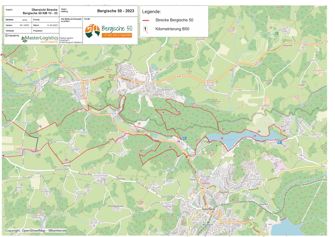 Wanderstrecke